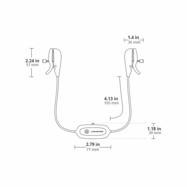 App Controlled | Gemini Bluetooth Controlled Vibrating Nipple Clamps App Controlled App Controlled