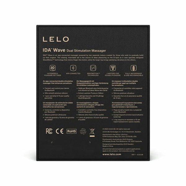 App Controlled | Lelo Ida Wave Dual Vibrator App Controlled App Controlled