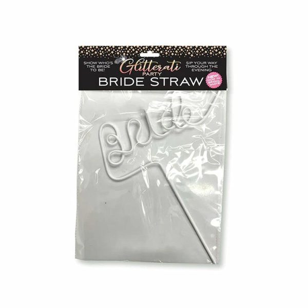 Bachelorette | Glitterati Bride Straw Bachelorette Bachelorette