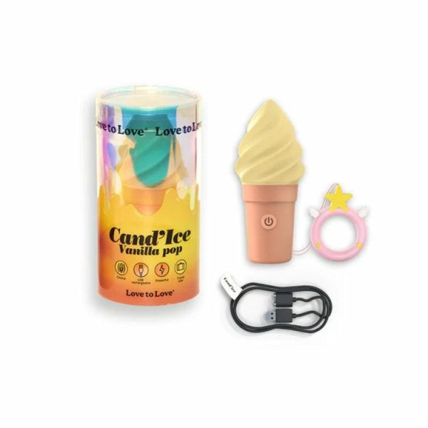 Bullet Vibrators | Cand’Ice Vanilla Pop Vibrator Bullet Vibrators Bullet Vibrators