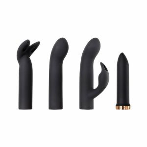 Bullet Vibrators | Four Play Silicone Tip Set Bullet Vibrators Bullet Vibrators