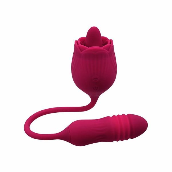 Bullet Vibrators | Wild Rose Dual Stimulating Vibrator Bullet Vibrators Bullet Vibrators