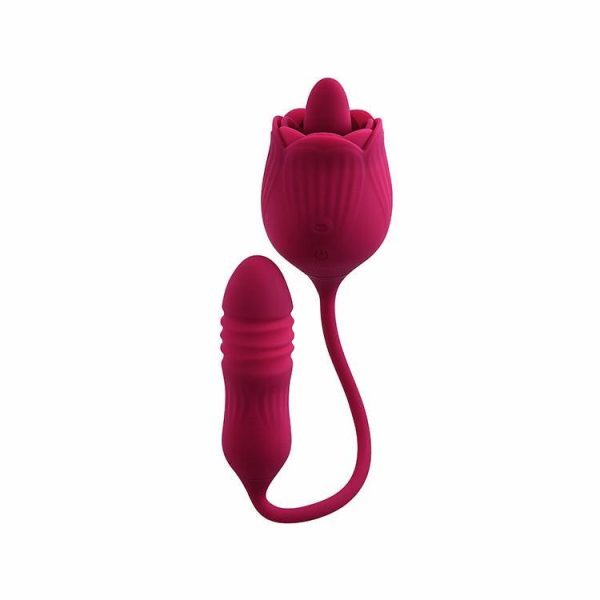 Bullet Vibrators | Wild Rose Dual Stimulating Vibrator Bullet Vibrators Bullet Vibrators