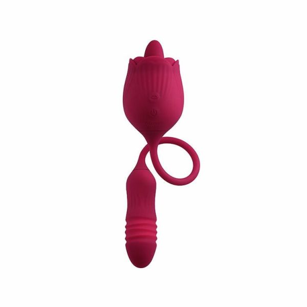 Bullet Vibrators | Wild Rose Dual Stimulating Vibrator Bullet Vibrators Bullet Vibrators