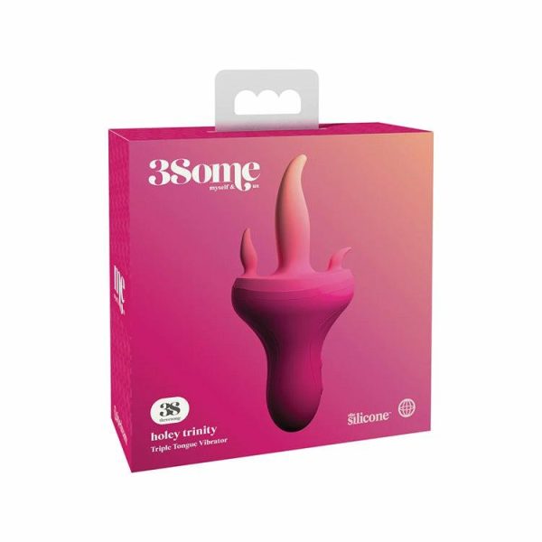 G-Spot Vibrators | 3Some Holey Trinity Triple Tongue Vibrator G-Spot Vibrators G-Spot Vibrators