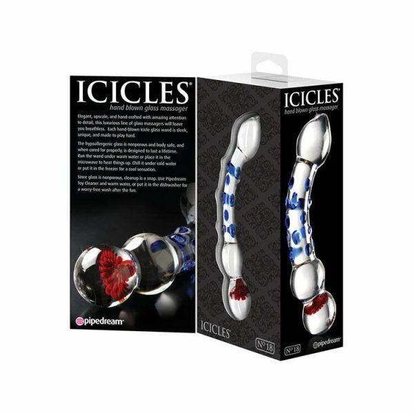 G-Spot Vibrators | Icicles No. 18 Glass Dildo G-Spot Vibrators G-Spot Vibrators