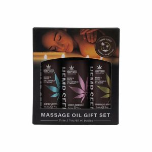 Massage | Valentine Hemp Seed Massage Oil Gift Set Massage Massage