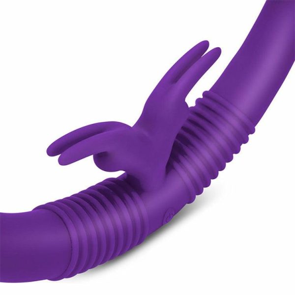 Rabbit Vibrators | Together Dual Stimulating Remote Controlled Double Dildo Rabbit Vibrators Rabbit Vibrators