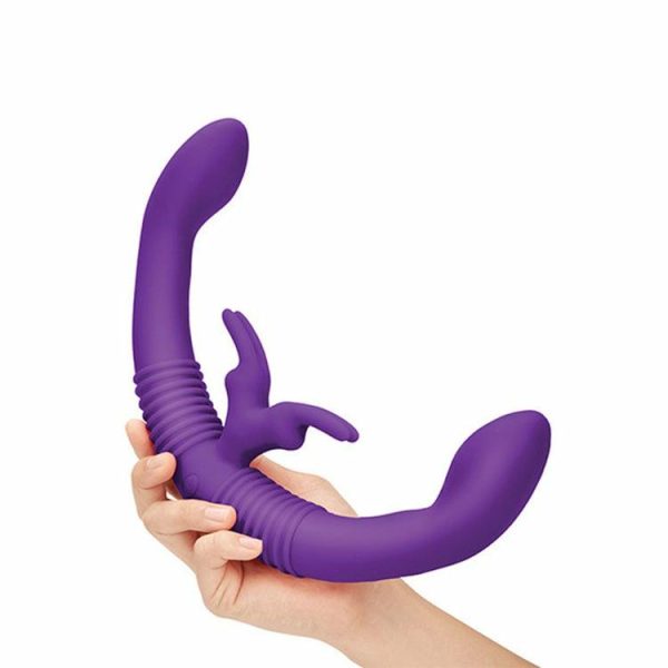 Rabbit Vibrators | Together Dual Stimulating Remote Controlled Double Dildo Rabbit Vibrators Rabbit Vibrators